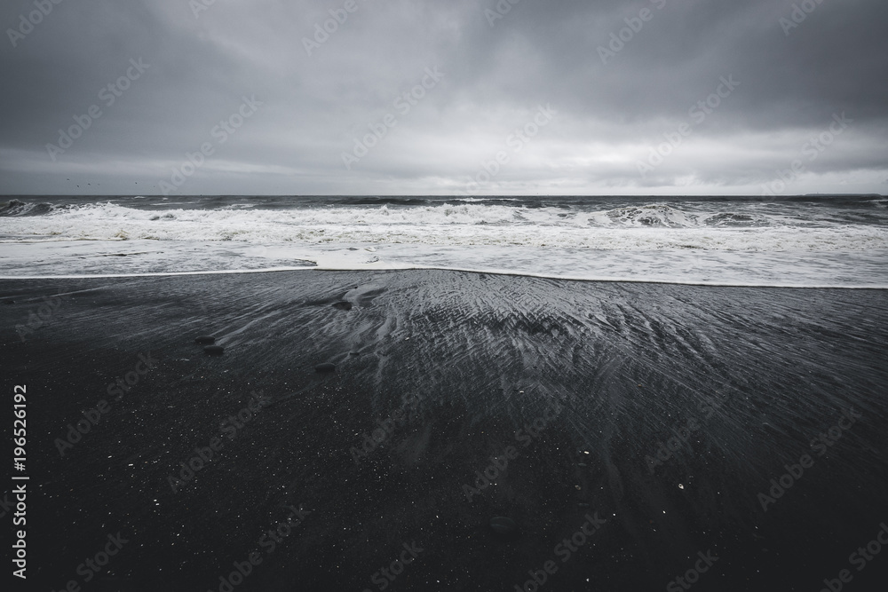 moody ocean tide - obrazy, fototapety, plakaty 
