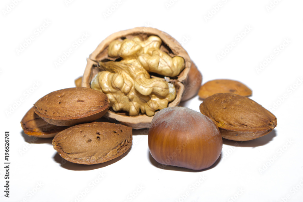 Fototapeta premium Nuts and almonds