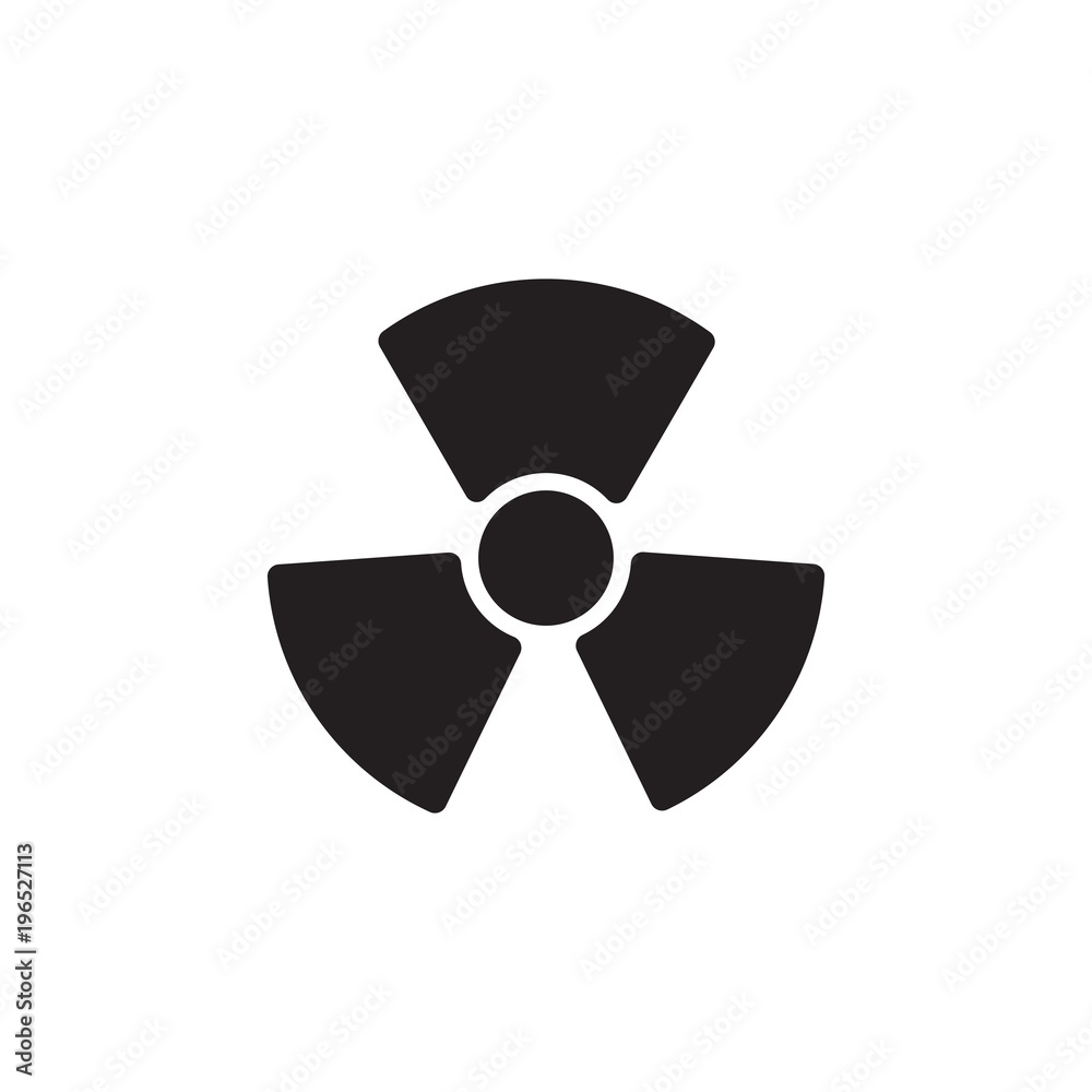 hazardous radiation filled vector icon. Modern simple isolated sign. Pixel perfect vector illustration for logo, website, mobile app and other designs hazardous radiation filled vector icon. Modern simple isolated sign. Pixel perfect vector illustration for logo, website, mobile app and other designs