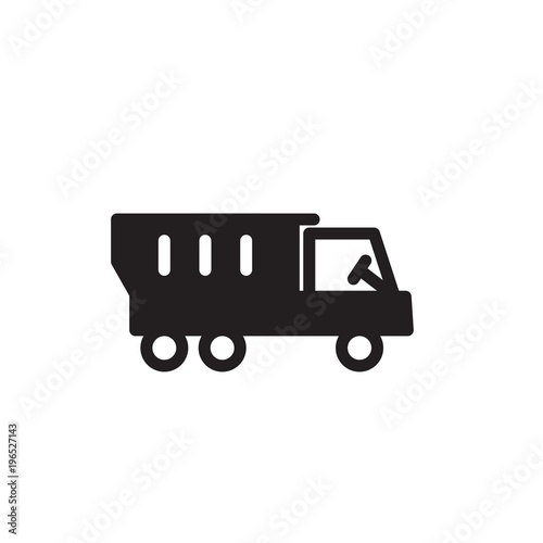 truck, delivery truck filled vector icon. Modern simple isolated sign. Pixel perfect vector illustration for logo, website, mobile app and other designs