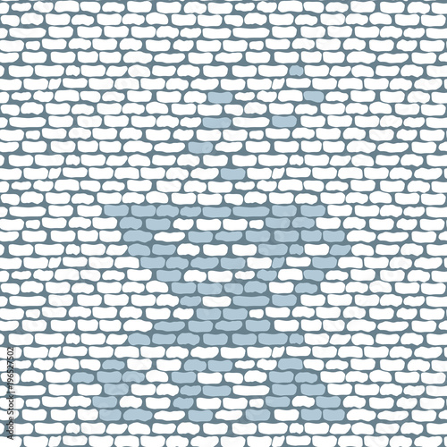 Brick logo icon with cap of tea