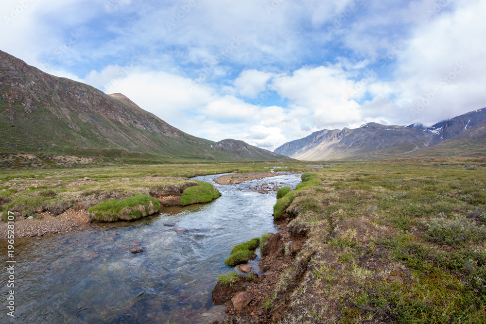 Tundra Landschaftsfotos vom Sommer in Grönland / Kalaallit Nunaat /Sisimiut