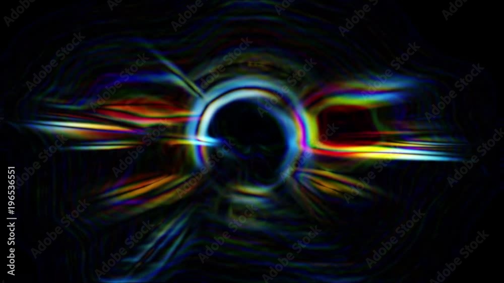 Radial digital light patterns ripple and shine (Loop).