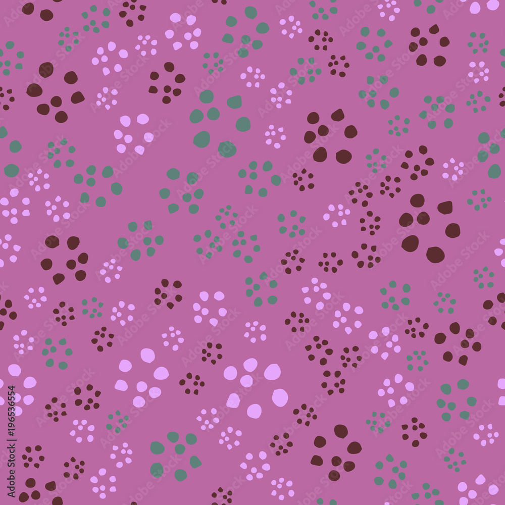 Trendy color abstract seamless pattern with drops