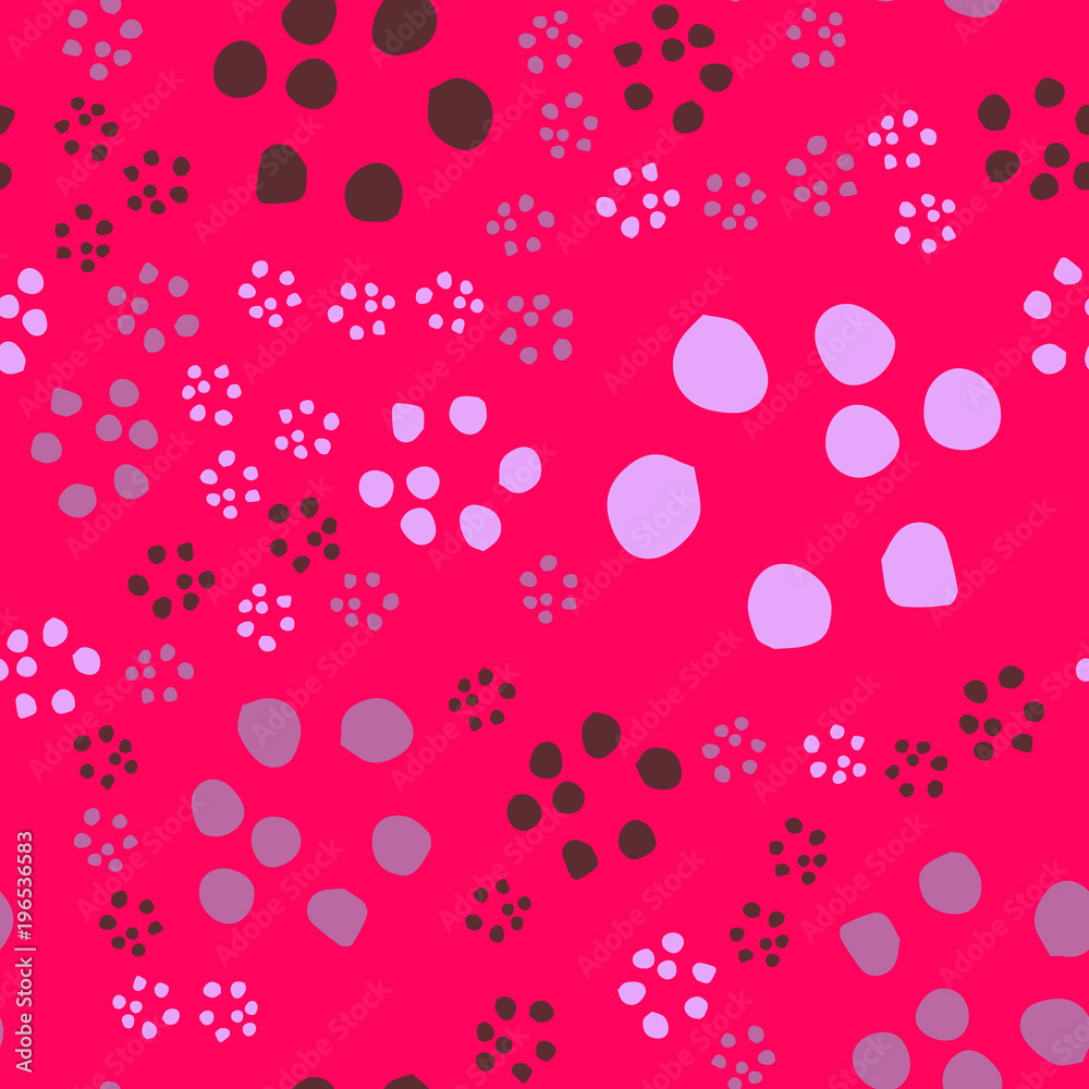 Bright abstract seamless pattern with drops