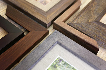 Collection of Solid Wood Picture Frame Samples