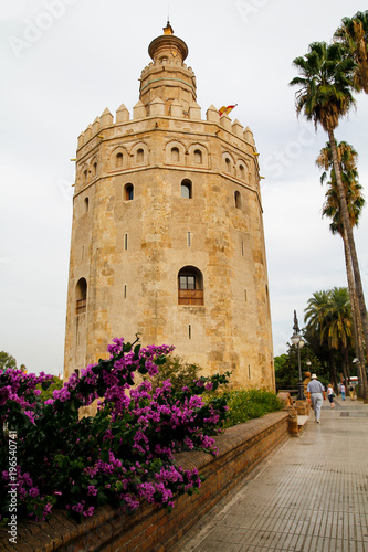 Torre del Oro in Sevilla, Spain