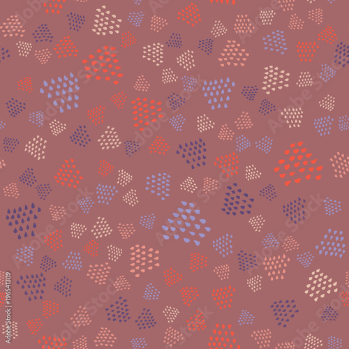 Abstract seamless pattern with drops