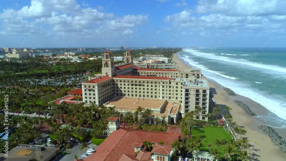 The Breakers Palm Beach aerial drone video reveal 4k 60p