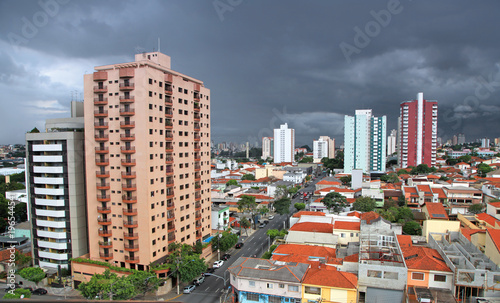 landscape of Sao Caetano do sul city in Brazil photo