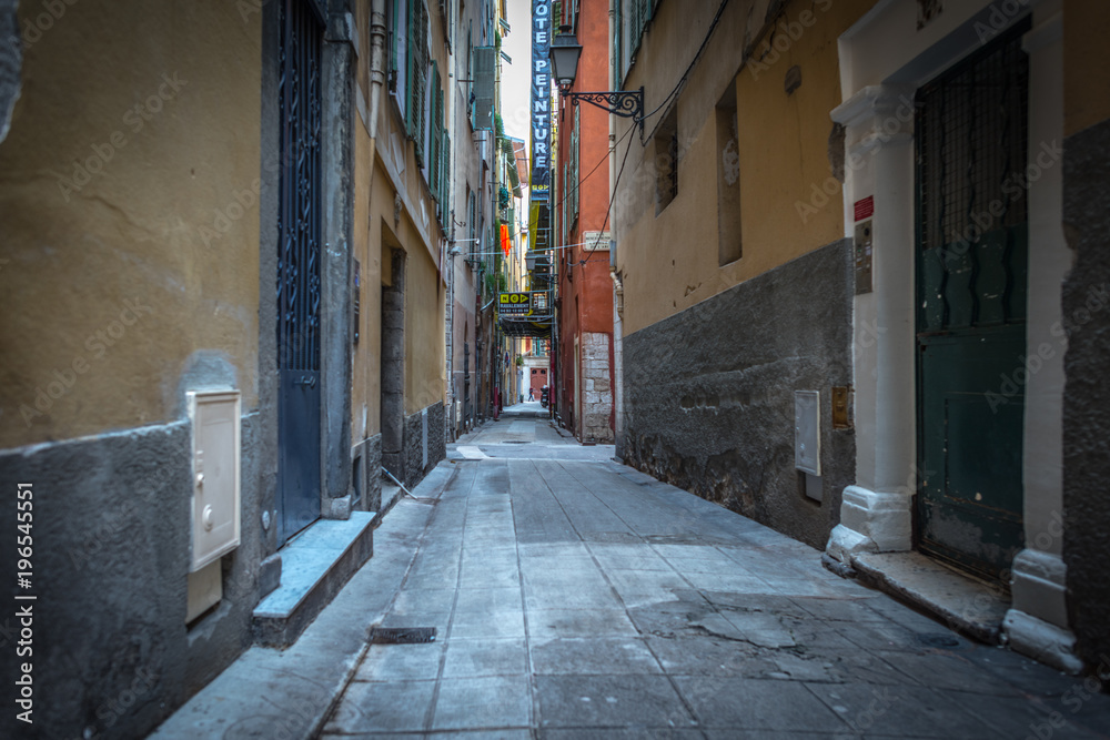 The Old Town of the French city of Nice