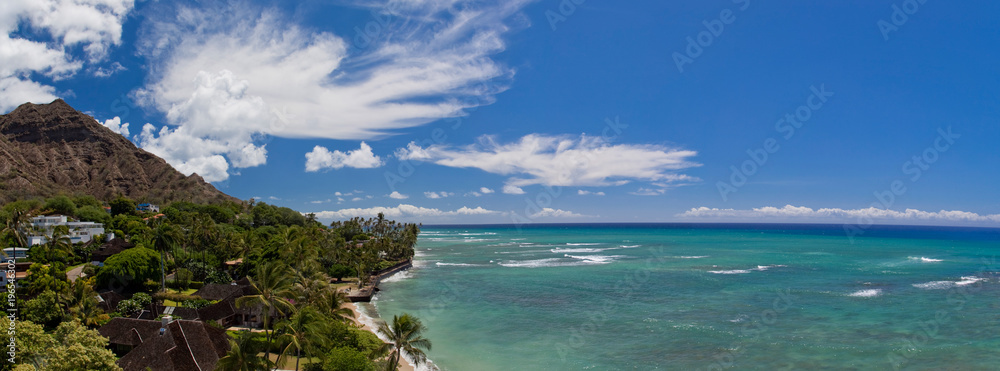 Obraz premium Diamond Head Panoramic