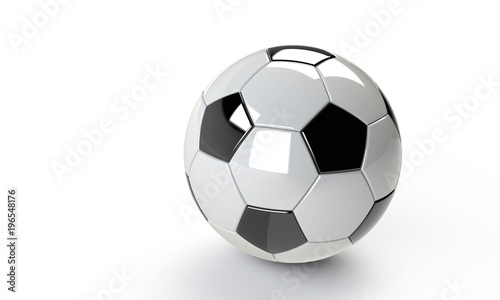 football soccer ball isolated on white the football is pink blue orange white black blue