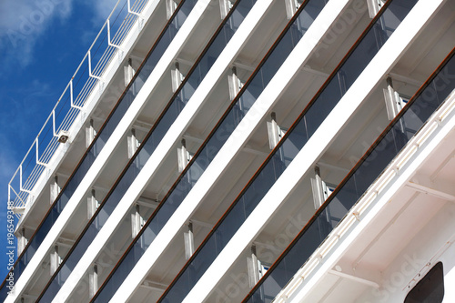 Balcony suites of the Cruise ship