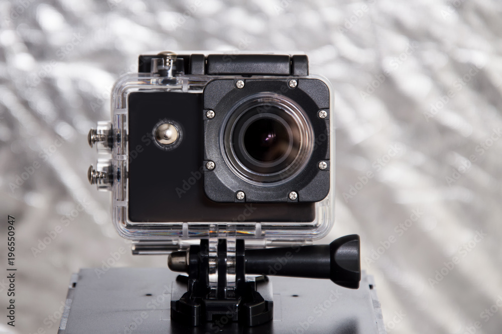 video camera in a waterproof case