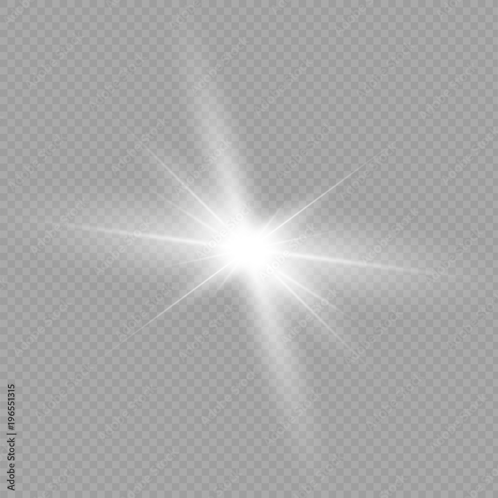 Light flare special effect. Illustration.