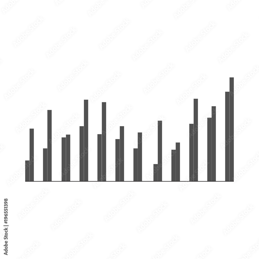 financial chart. Graph chart vector icon. presentation and chart. Business concept financial chart. Graph chart vector icon. presentation and chart. Business concept