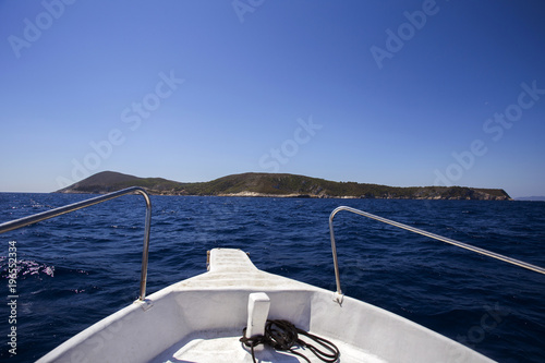 On boat to Bisevo island, Croatia © Nino Pavisic