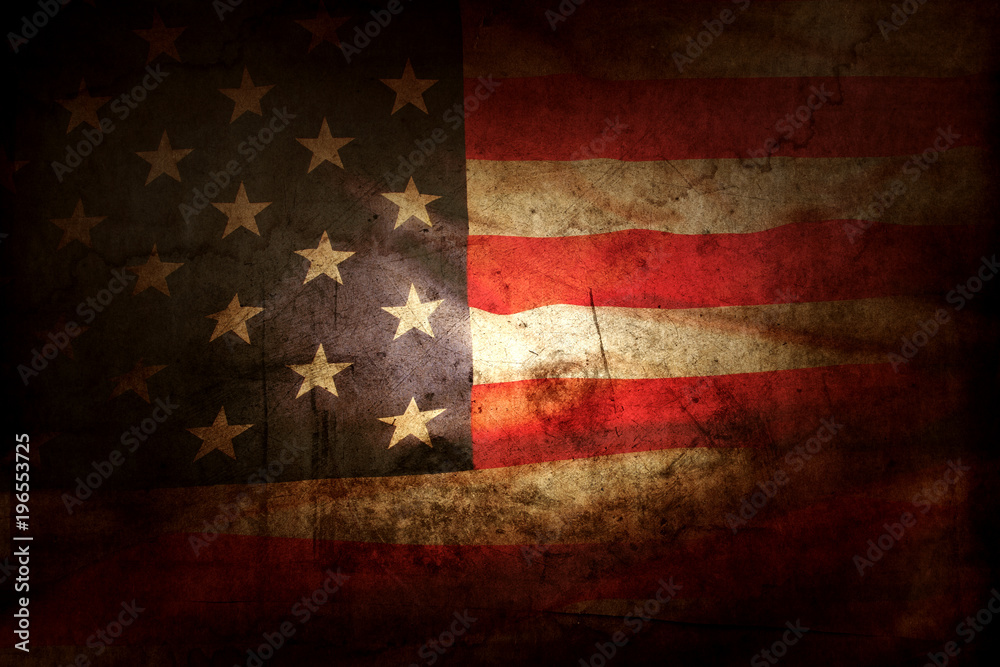Grunge American flag Grunge American flag