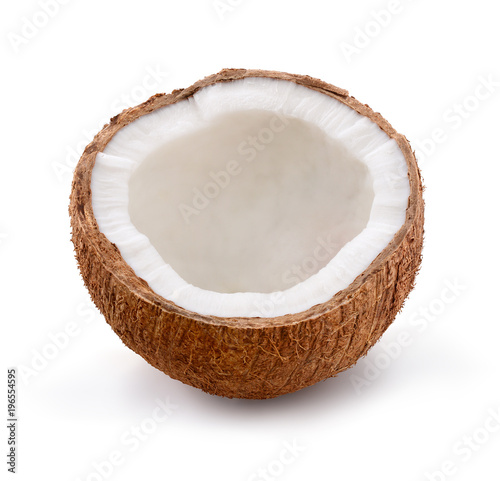 Coconut isolated on white background