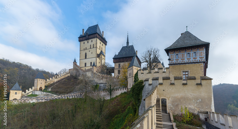 Karlstejn castle in Czech republic