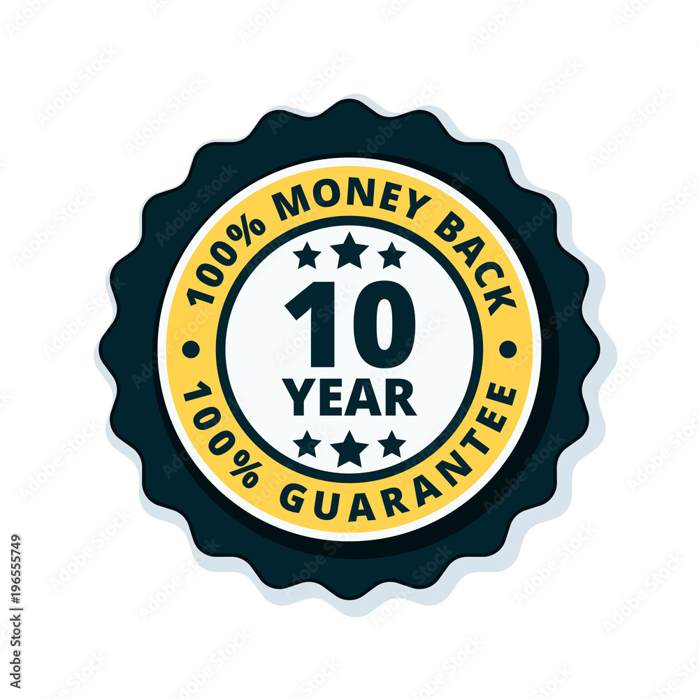 10 year money back guarantee