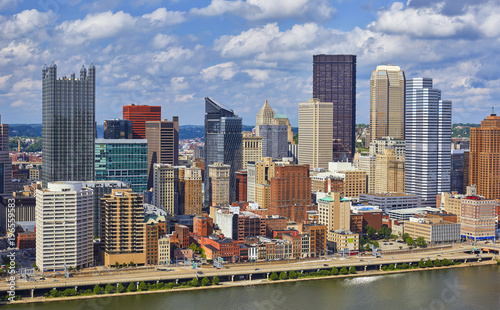 Skyline of Pittsburgh  Pennsylvania  USA