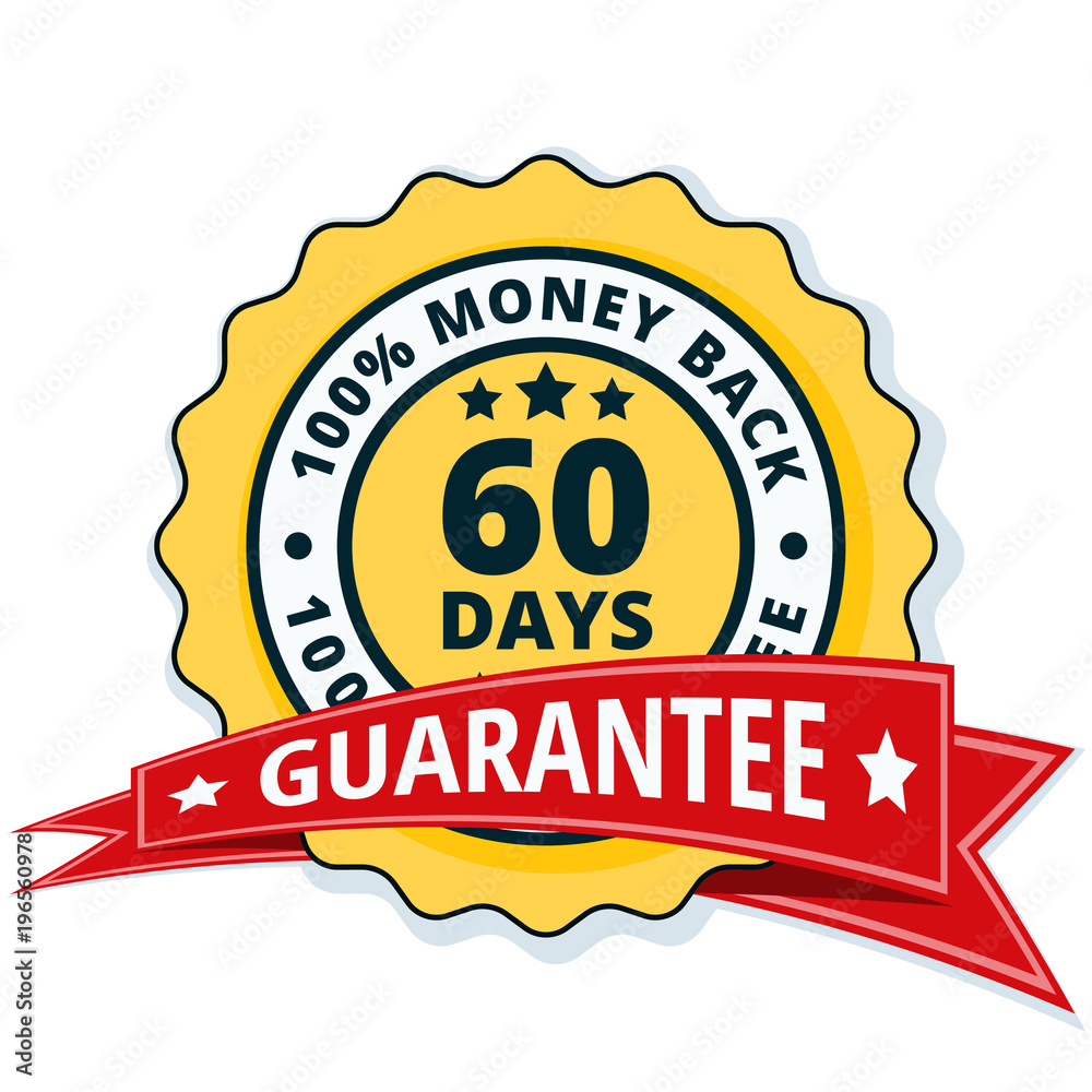 60 Days Money Back illustration 60 Days Money Back illustration