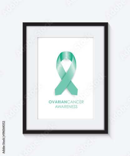 An ovarian cancer awareness frame
