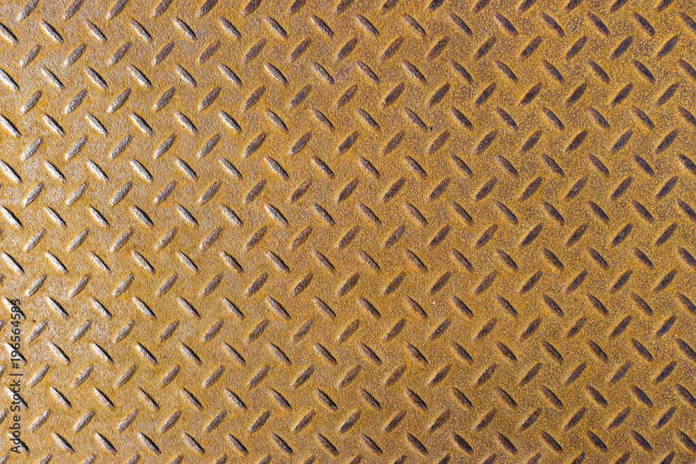 Rusty grunge steel floor plate background Rusty grunge steel floor plate background