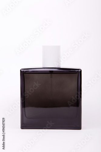 Bottle of perfume isolated on white background