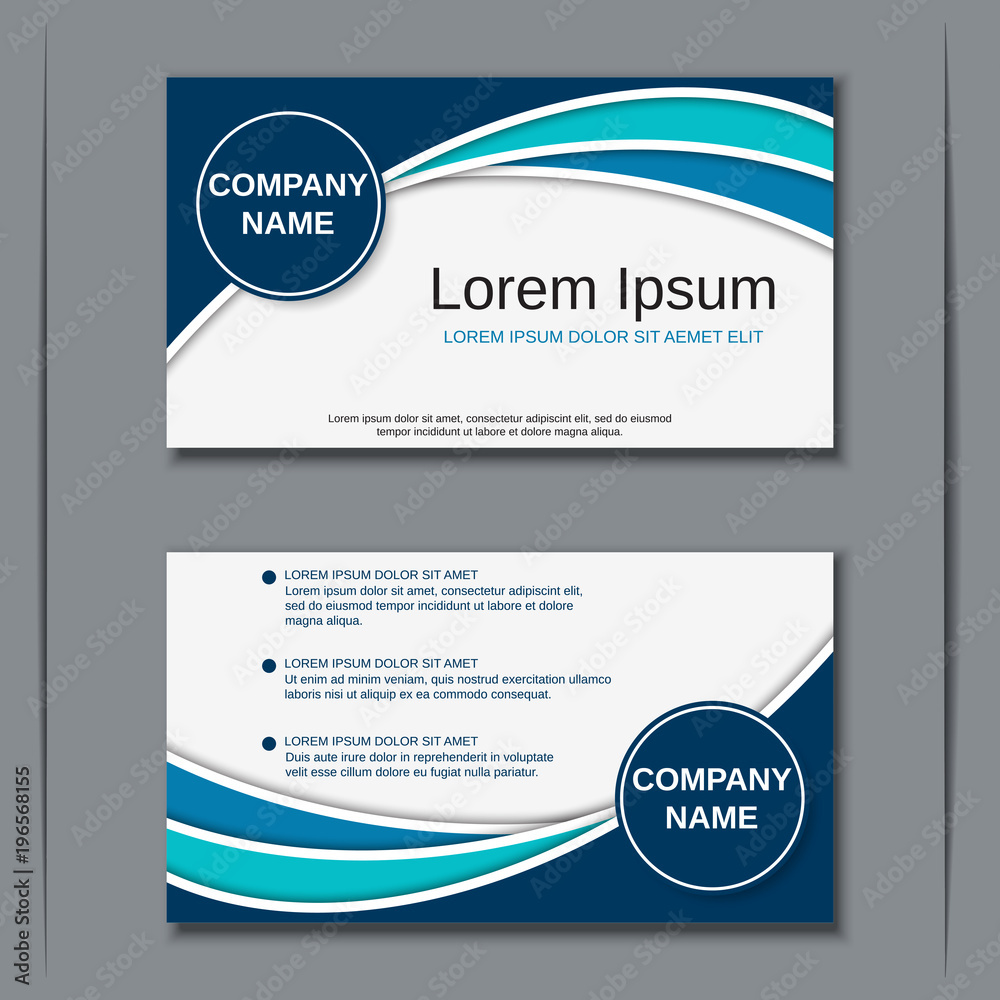 Business visiting card vector design template Business visiting card vector design template