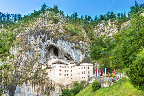 Predjama Castle in Slovenia. Predjama, approximately 9 kilometres from Postojna Cave. photo