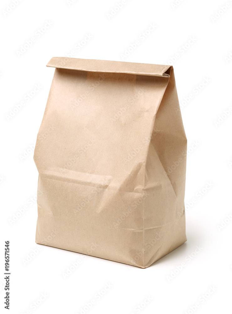 Paper bags on white background Paper bags on white background