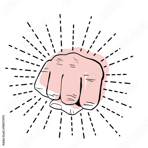 moved color person hand oppose demonstration revolution