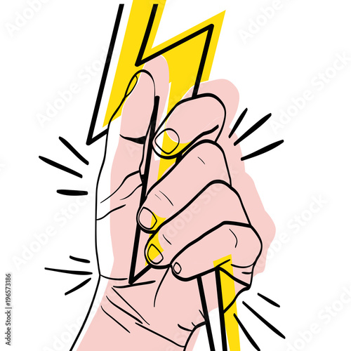 moved color person hand oppose with ray protest