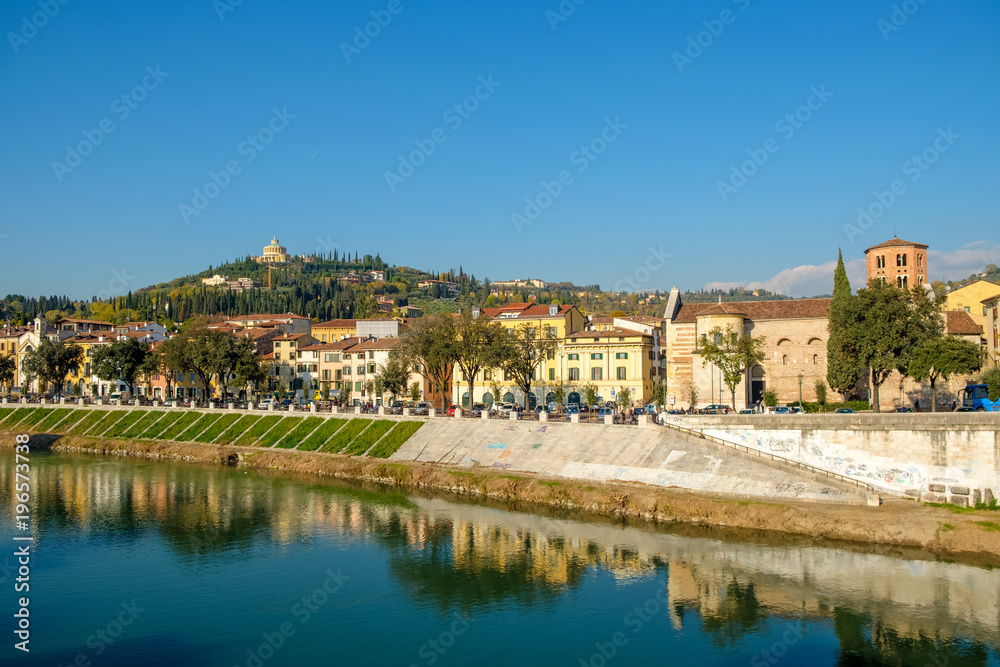 Verona cityscape view
