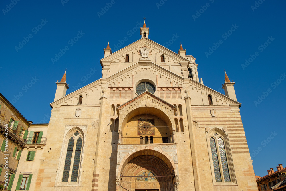 Duomo Cathedral of Santa Maria Matricolare in Verona city