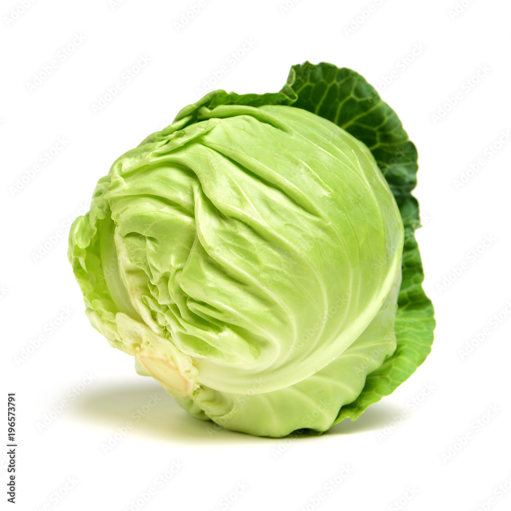 Cabbage isolated on white background Cabbage isolated on white background