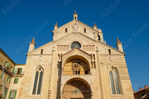 Duomo Cathedral of Santa Maria Matricolare in Verona city