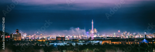 berlin fireworks panorama 