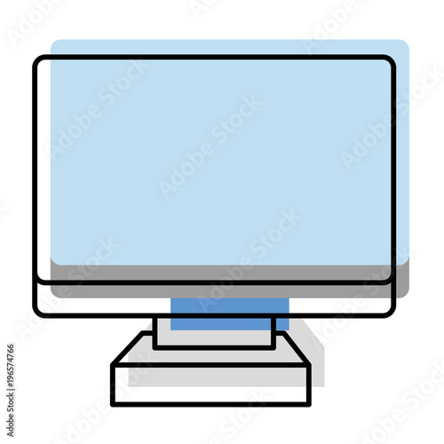 moved color electronic screen computer technology icon