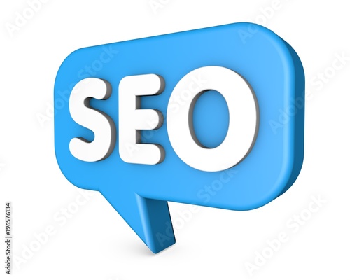 SEO 3D Speech Bubble