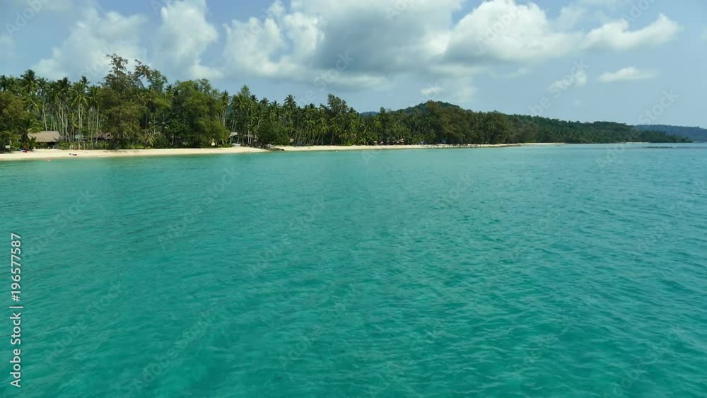 Nature with tropical sea and beach on white cloud and blue sky
Nature with tropical sea and beach on white cloud and blue sky