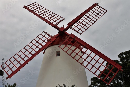 O moinho de vento da Bretanha e seu interior. São Miguel, Açores, Portugal
 photo