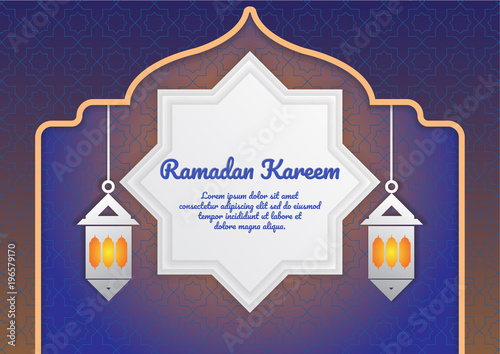 ramadan or islamic background photo