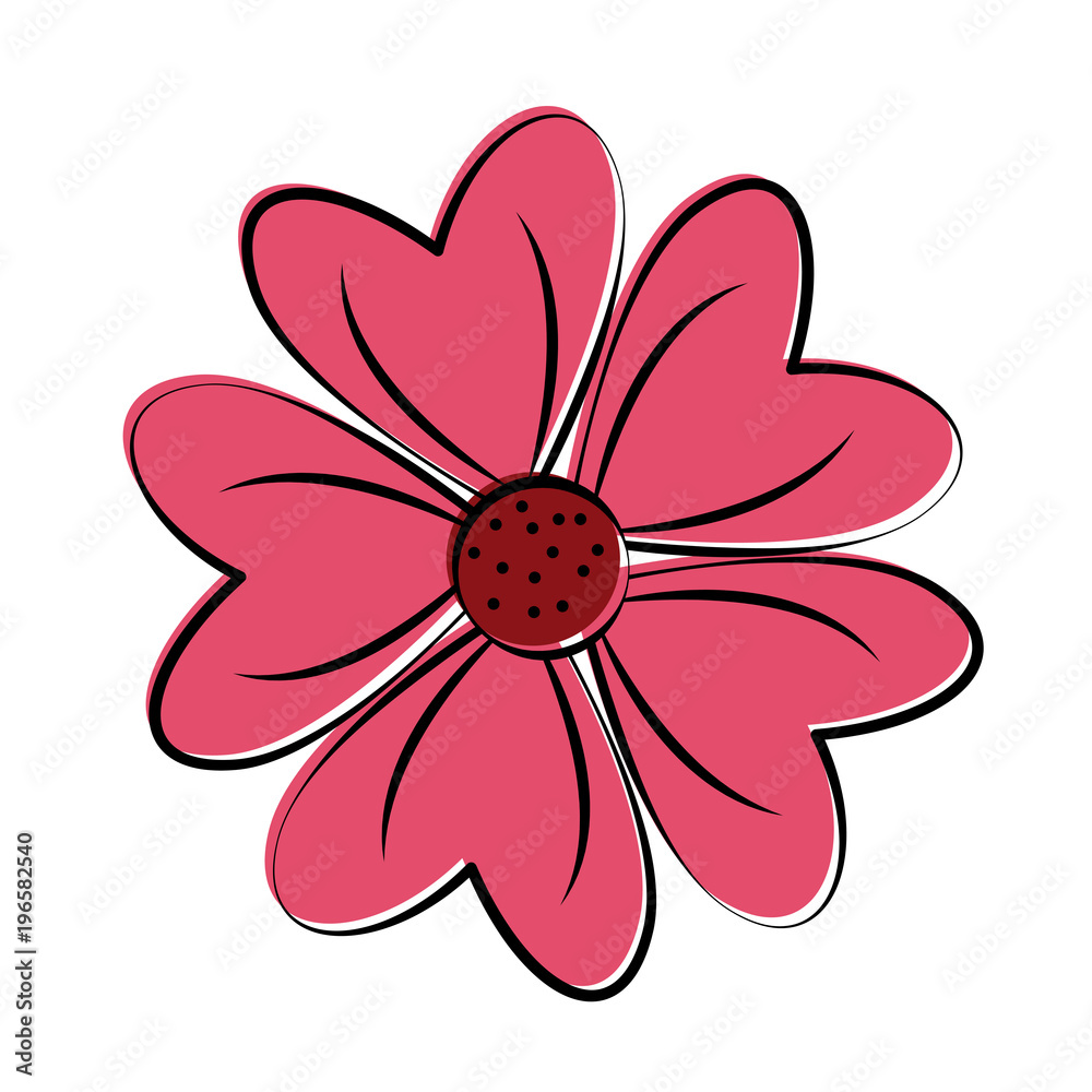 Beautiful flower symbol vector illustration graphic design Beautiful flower symbol vector illustration graphic design