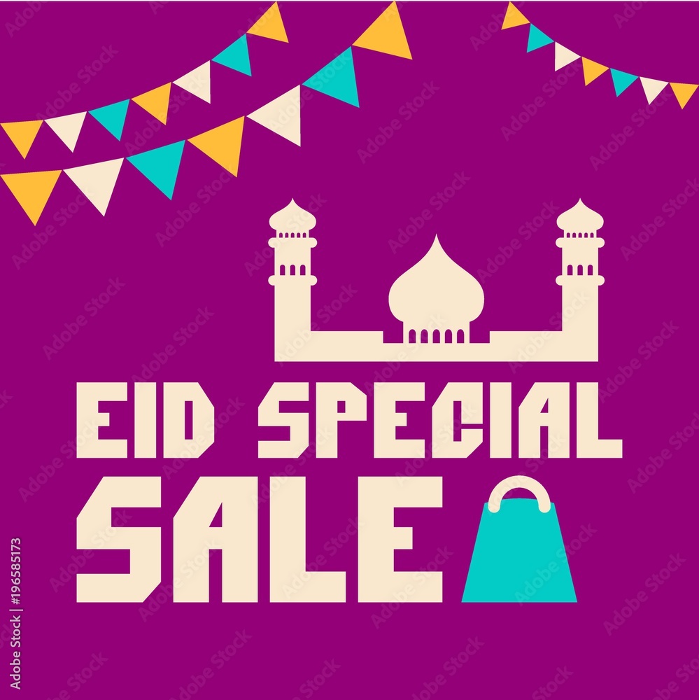 Eid special sale illustration