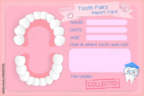 tooth fairy report card