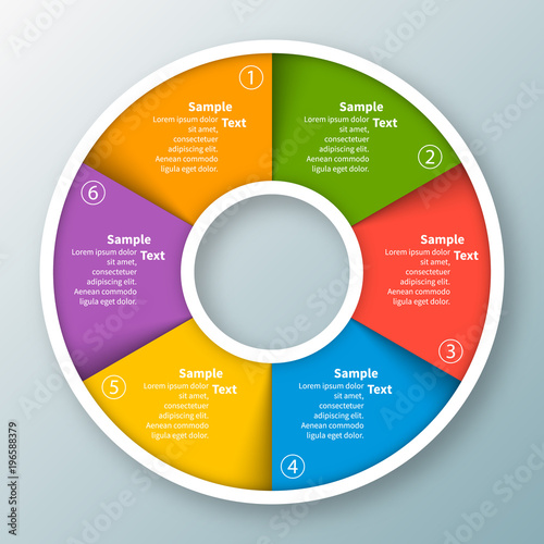 Abstract 3D Paper Infographics